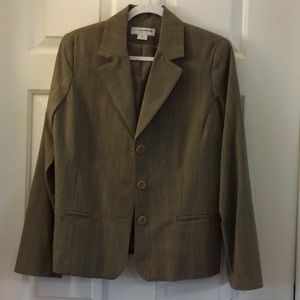 Sag Harbor brown plain blazer